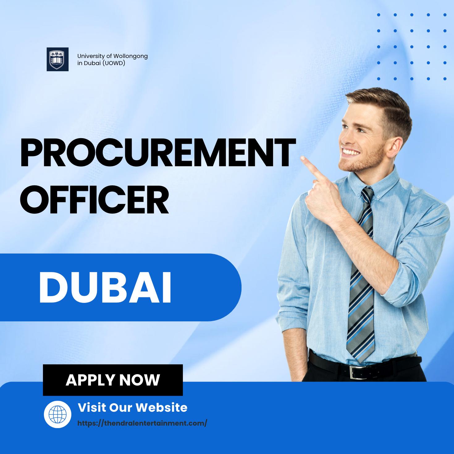 UOWD Dubai Jobs 2025 – Join Now for the Procurement Officer Role (Temporary Contract)