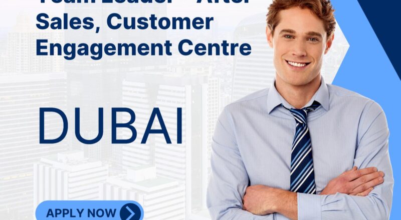 Team Leader Al-Futtaim Automotive Jobs in Dubai 2025 – Lead High-Performance After-Sales Teams Now