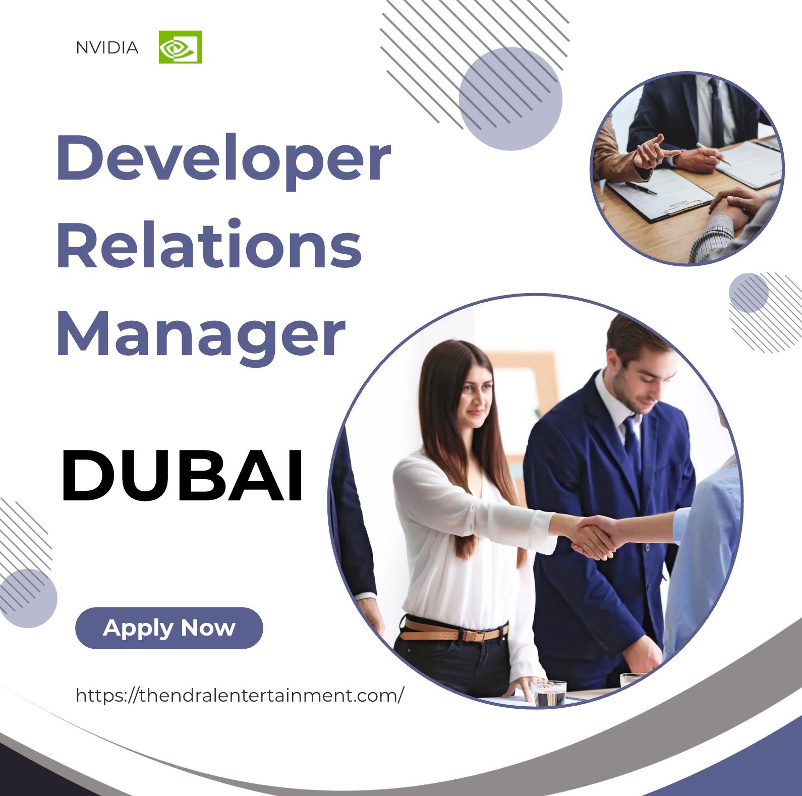 AI Jobs Dubai 2025 – Lead Developer Relations and AI Ecosystems with NVIDIA Now