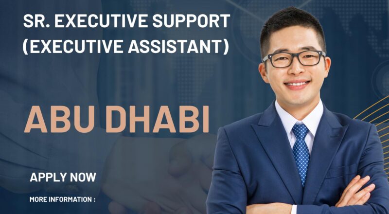 Executive Assistant Jobs in Abu Dhabi 2025 – High-Impact Sr. Executive Support Role at EDGE Group