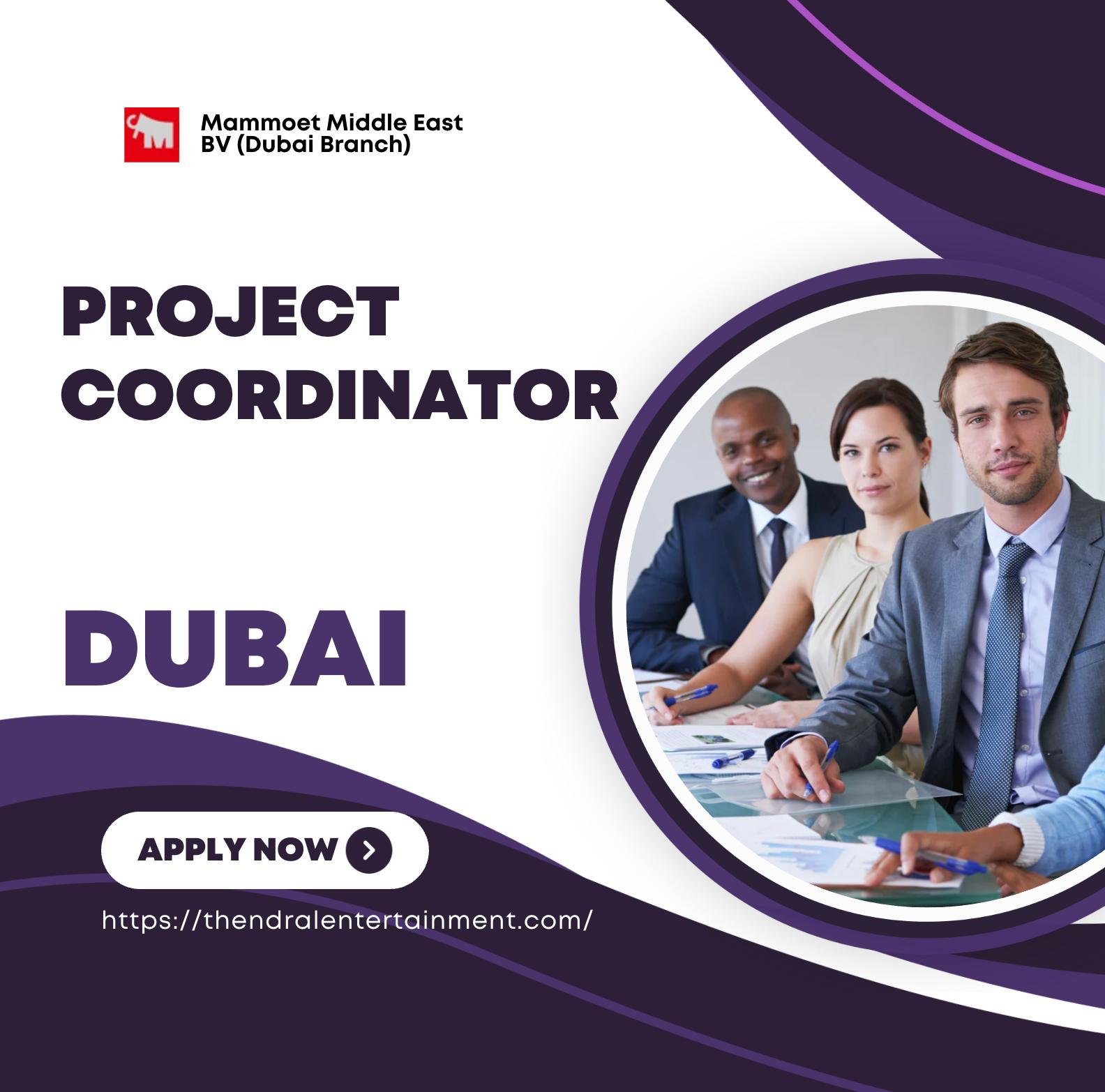 Project Coordinator Jobs in Dubai 2025 – Build a High Growth Career with Mammoet