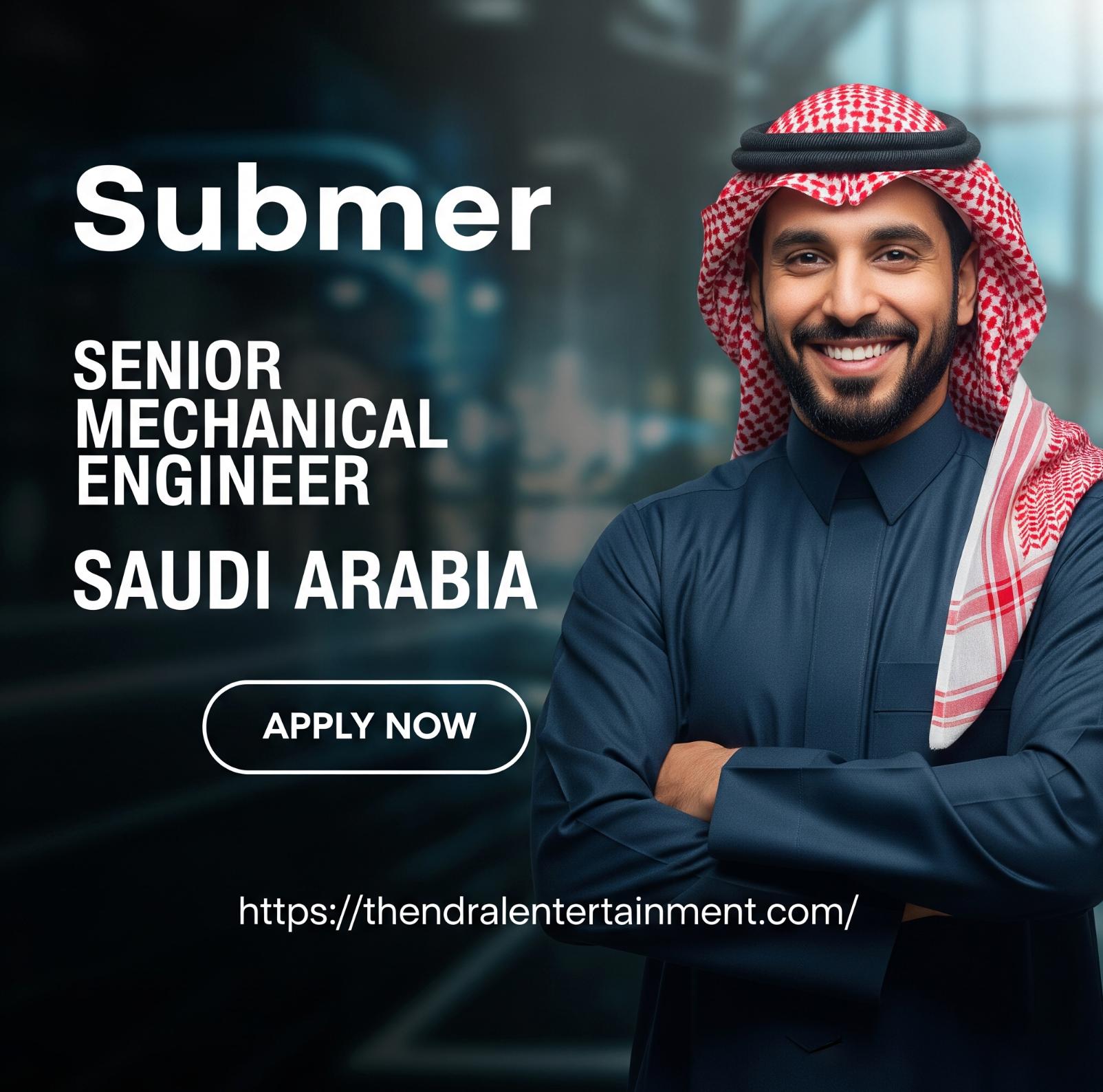 Saudi Arabia Mechanical Engineer Jobs 2025 – Senior Role with Sustainable Data Center Innovator Submer Now