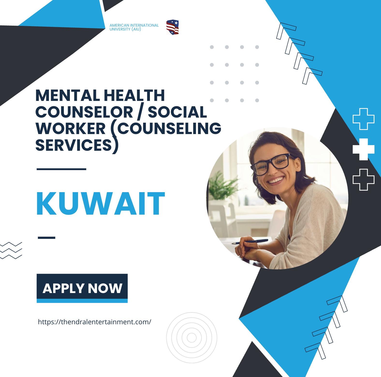 Mental Health Counselor Jobs in Kuwait 2025 – Support Student Wellbeing at AIU Now