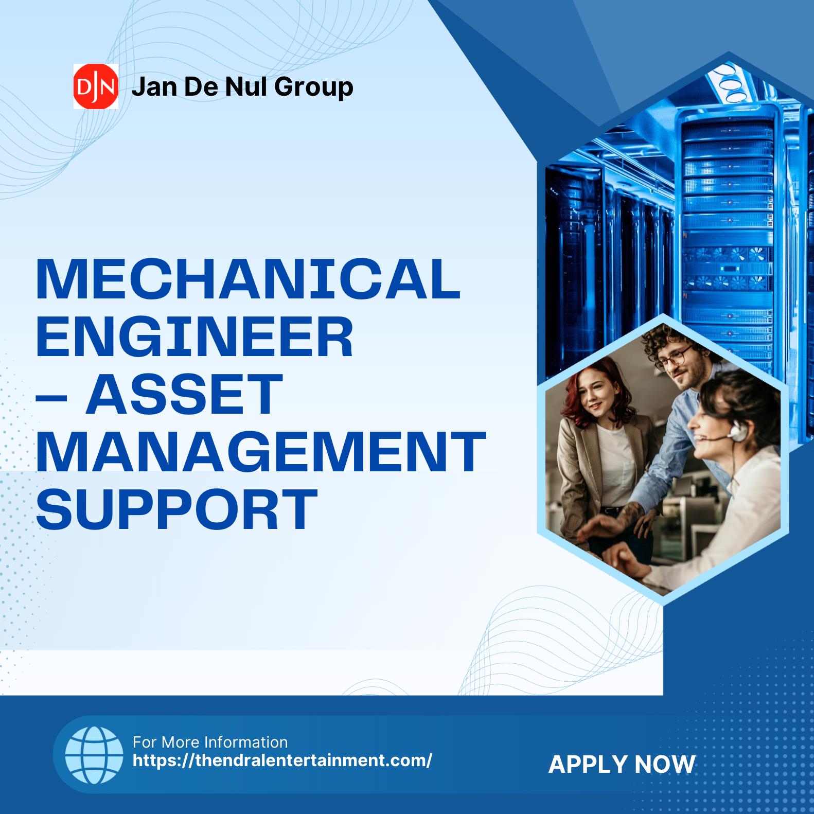Mechanical Engineer Asset Management Jobs 2025 – Exciting Sea-Changing Career at Jan De Nul