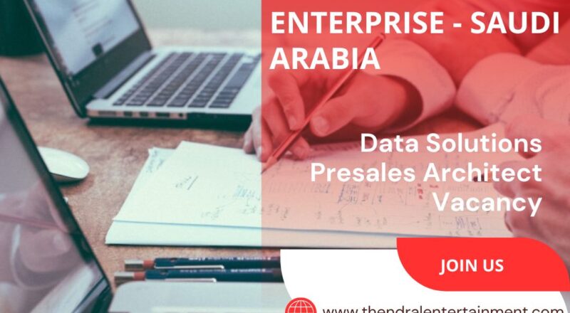 ✨ HPE – Data Solutions Presales Architect Vacancy in Saudi Arabia 2025 – Apply Immediately