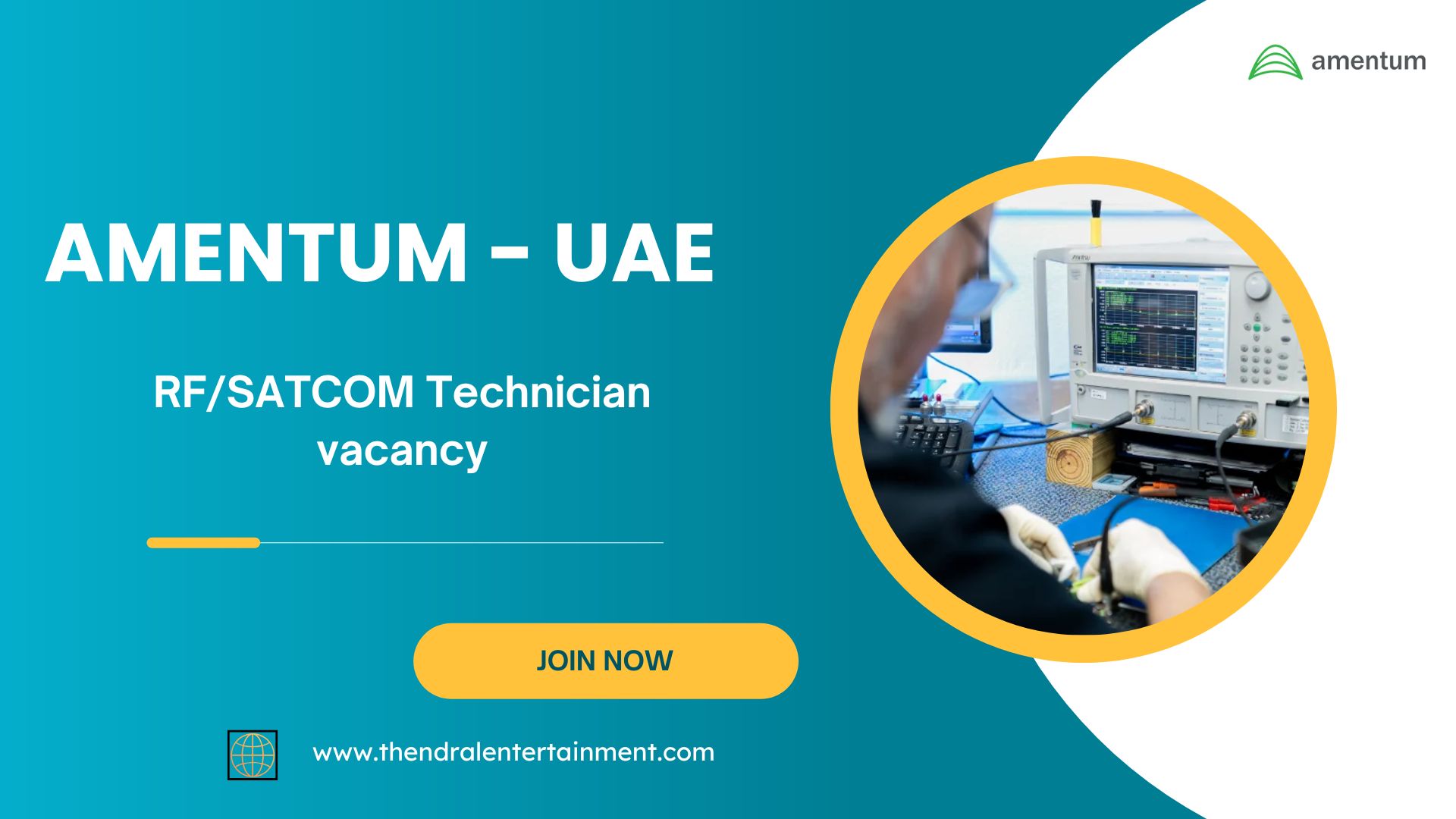 ⭐ Amentum RF/SATCOM Technician United Arab Emirates 2025 – Top Career Opening!