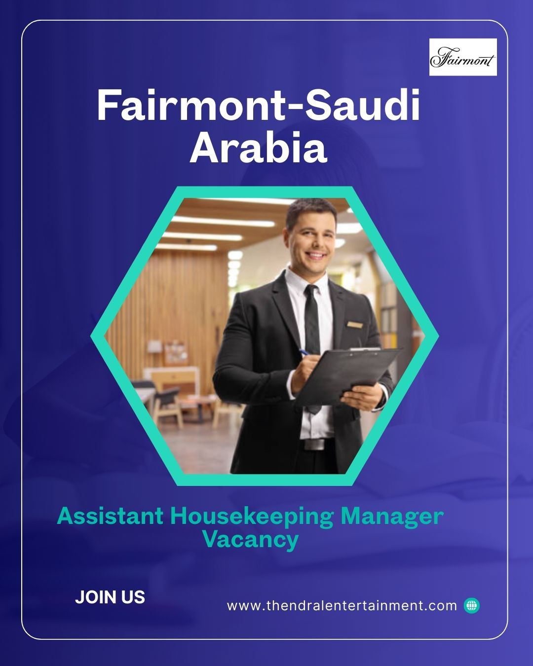 ✨ Fairmont – Assistant Housekeeping Manager Vacancy in Saudi Arabia 2025