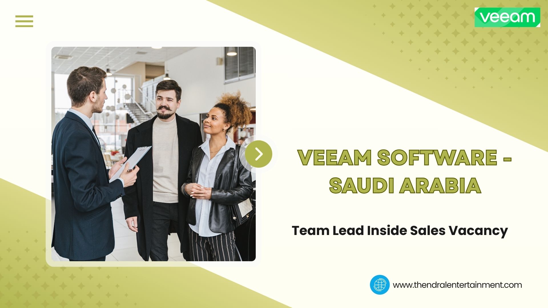 ✨ Veeam Software | Team Lead Inside Sales Vacancy in Saudi Arabia - 2025