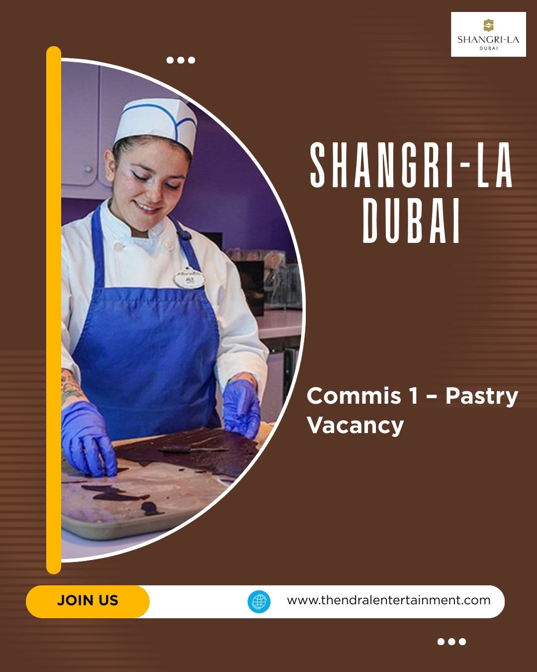 ✨ Shangri-La Dubai | Commis 1 – Pastry Vacancy in United Arab Emirates 2025