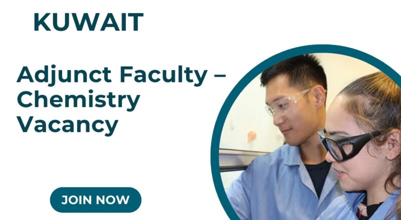 ✨ American International University | Adjunct Faculty – Chemistry Vacancy in Kuwait 2025
