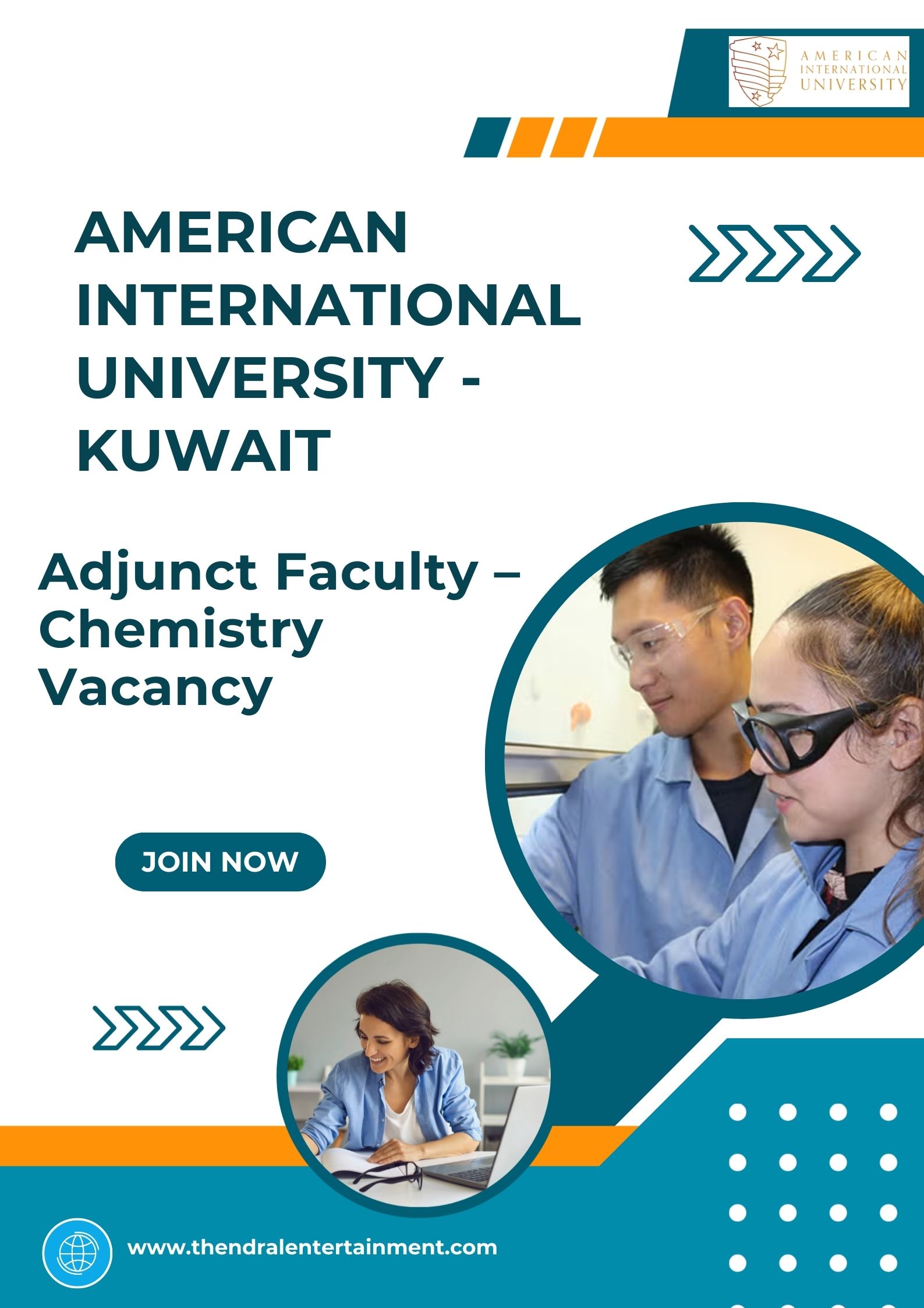 ✨ American International University | Adjunct Faculty – Chemistry Vacancy in Kuwait 2025