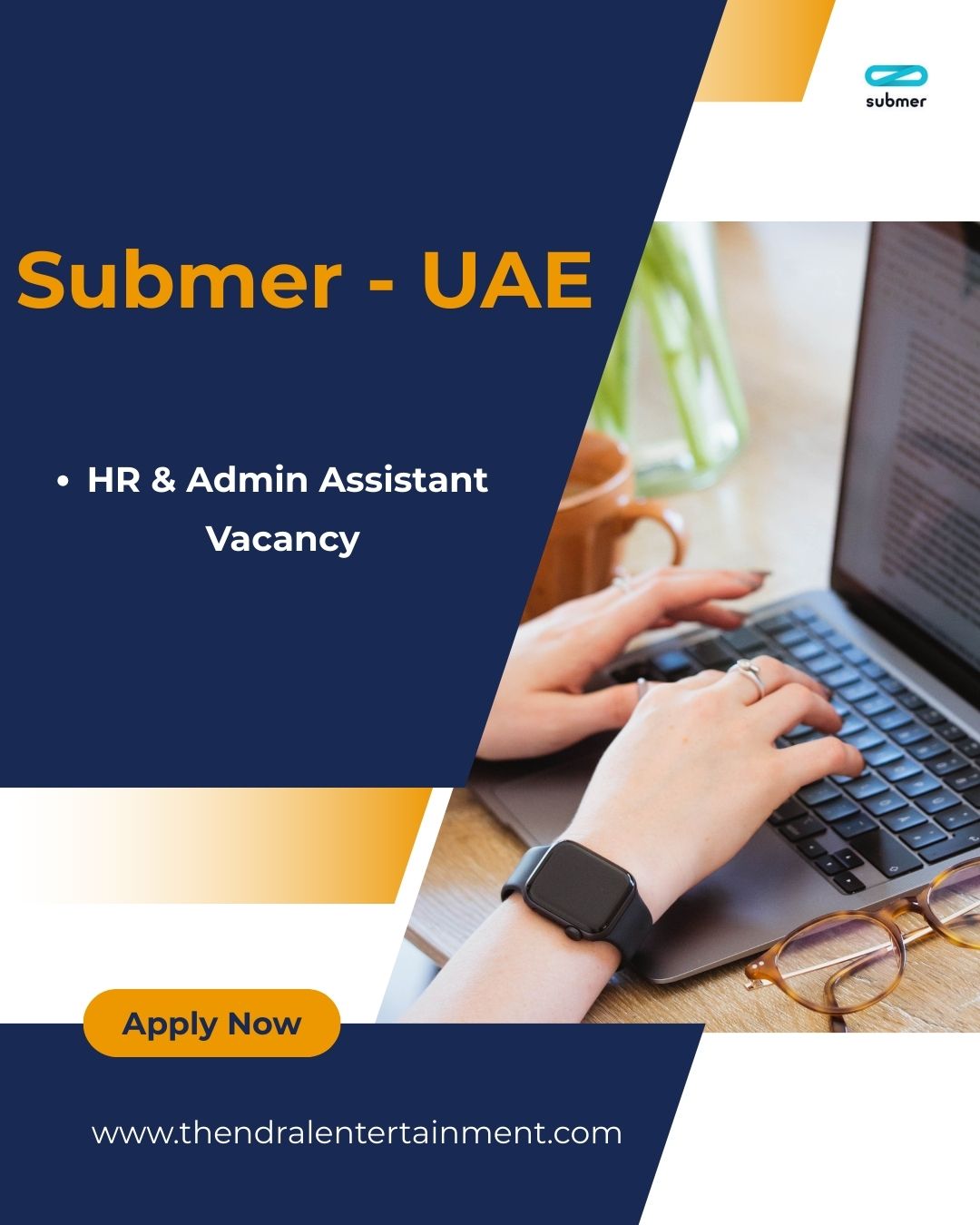 ✨ HR & Admin Assistant Vacancy | Submer | UAE 2025 – Apply Now