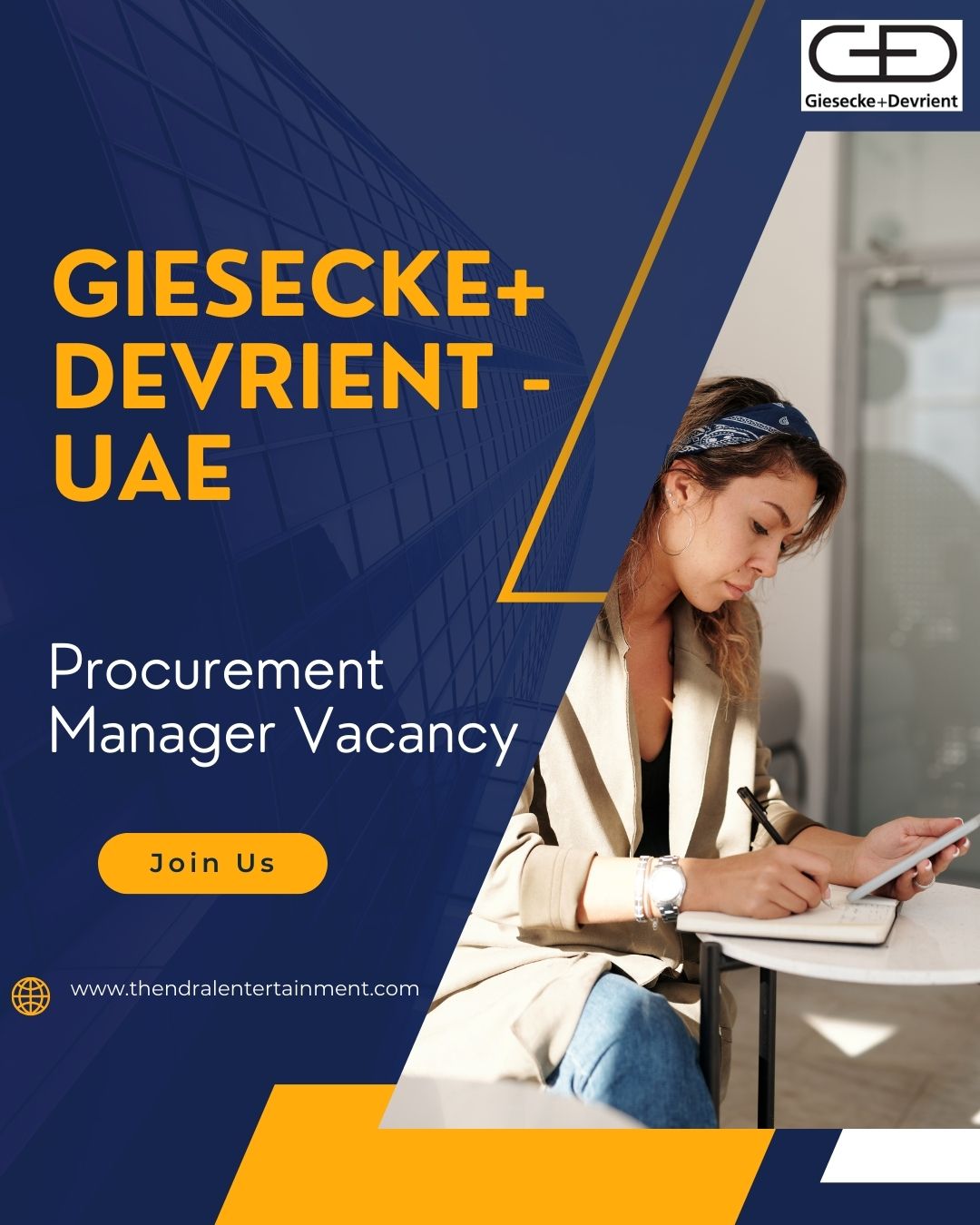 ✨ Procurement Manager Vacancy | Giesecke+Devrient | UAE 2025 – Apply Now