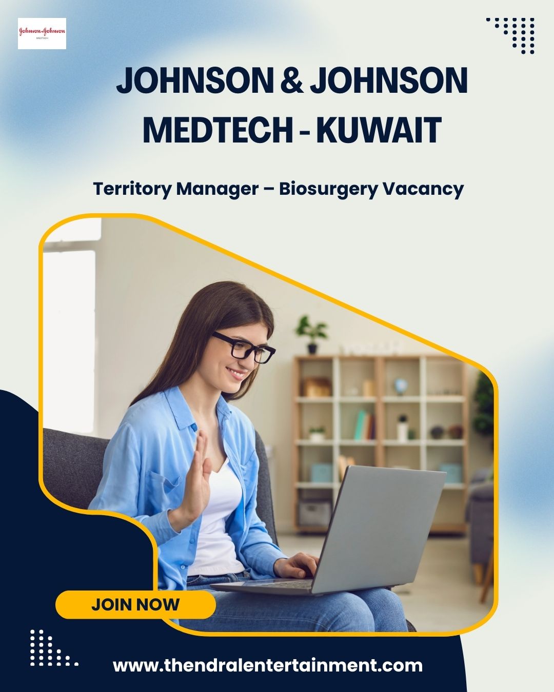 ✨ Johnson & Johnson MedTech | Territory Manager – Biosurgery Vacancy in Kuwait 2025