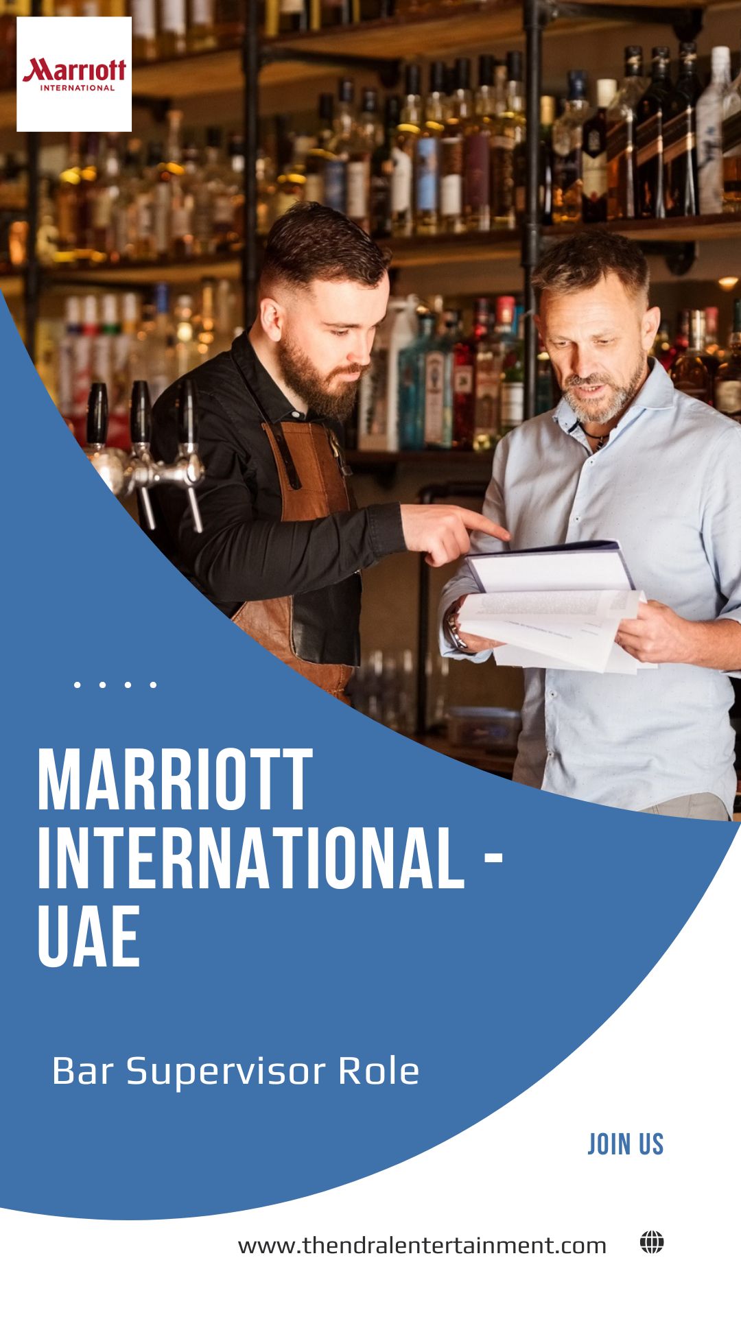 ✨ Bar Supervisor | Marriott International | UAE 2025 – Apply Immediately