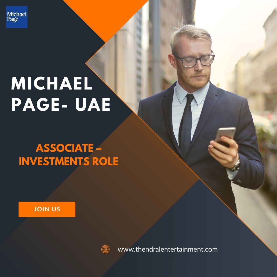 ✨ Michael Page | Associate – Investments UAE 2025 – Apply Immediately