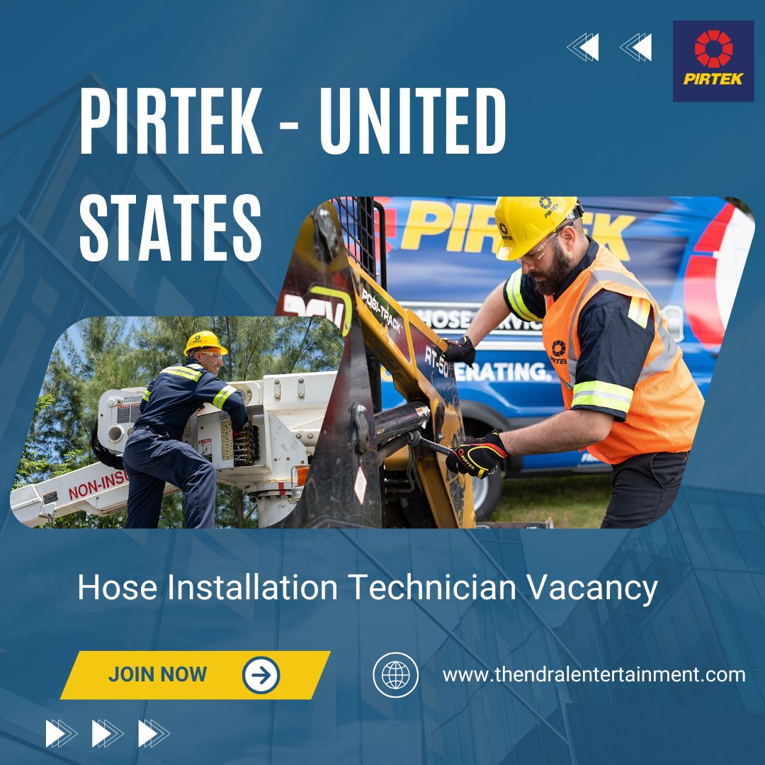 ✨ PIRTEK | Hose Installation Technician Vacancy in United States 2025