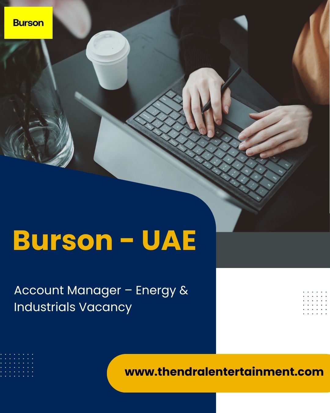 ✨ Account Manager – Energy & Industrials Vacancy | Burson UAE 2025