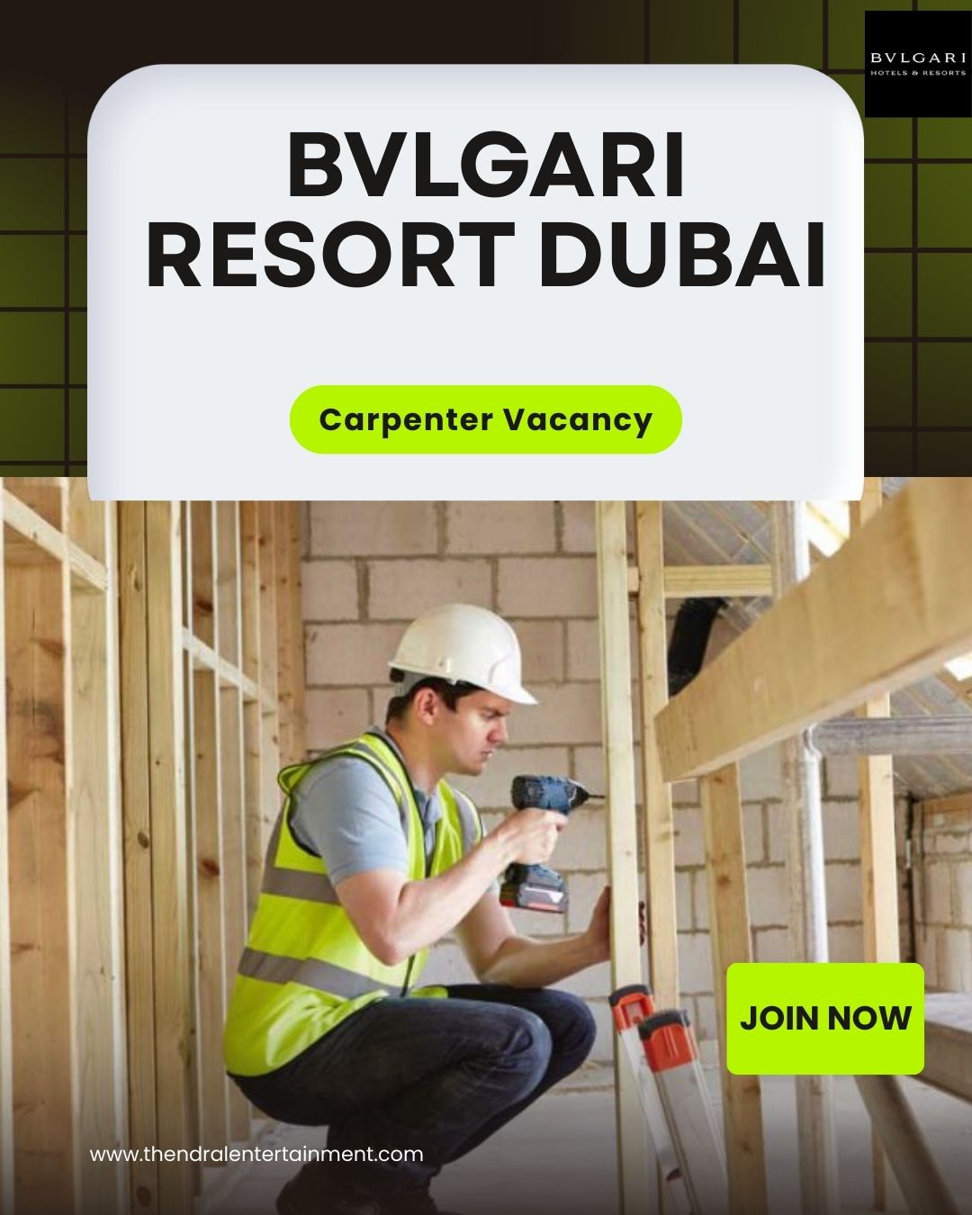 ✨ Carpenter Vacancy at Bvlgari Resort Dubai - 2025 | Apply Now