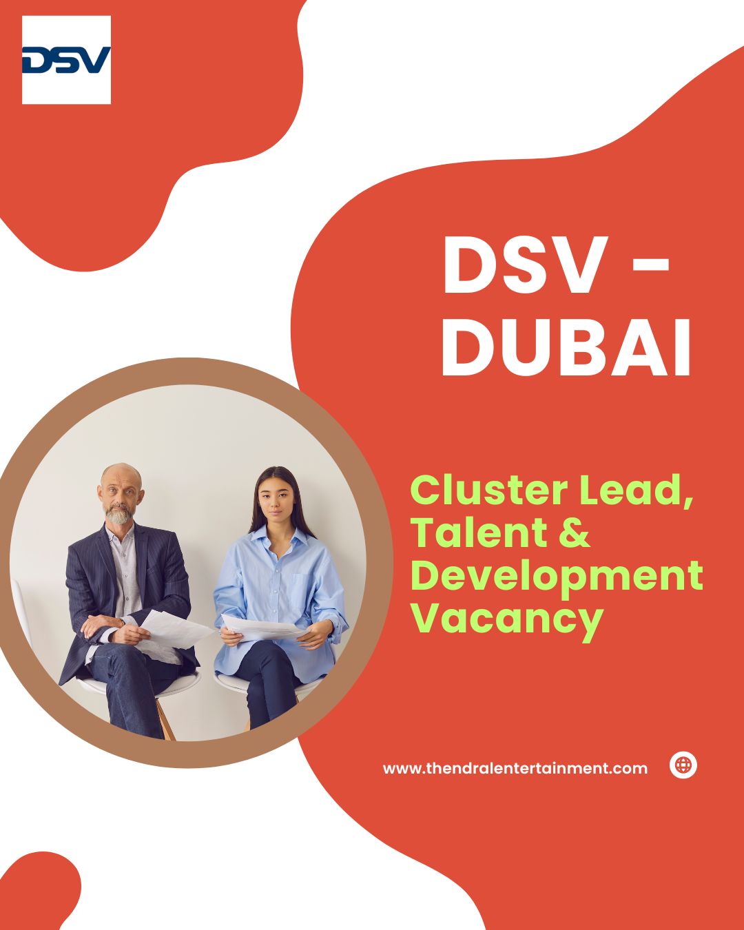 ✨ DSV | Cluster Lead, Talent & Development Vacancy in Dubai, 2025 | Apply Now