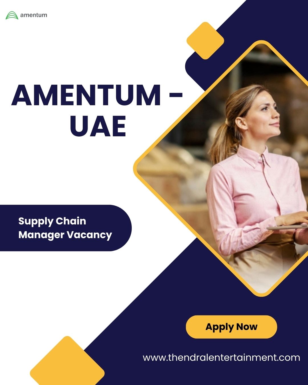 ✨ Supply Chain Manager Vacancy at Amentum in UAE, 2025 | Apply Now