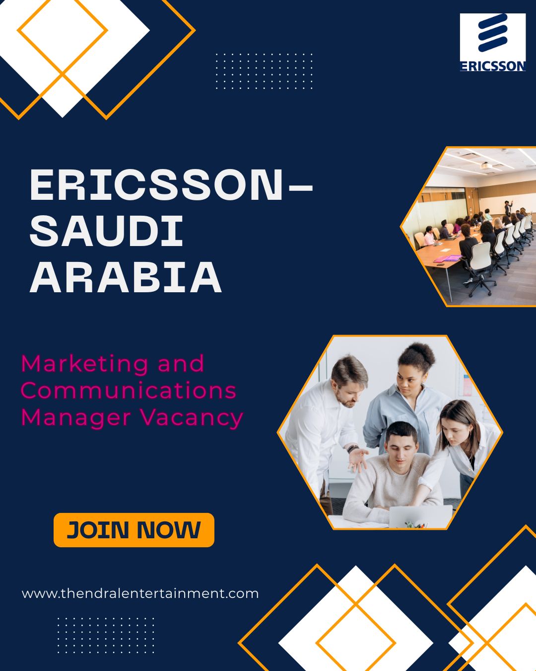 ✨ Ericsson | Marketing and Communications Manager Vacancy in Saudi Arabia 2025