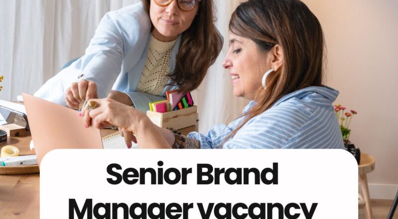 ✨ Senior Brand Manager – Jeddah Saudi Arabia 2025 – Apply Immediately