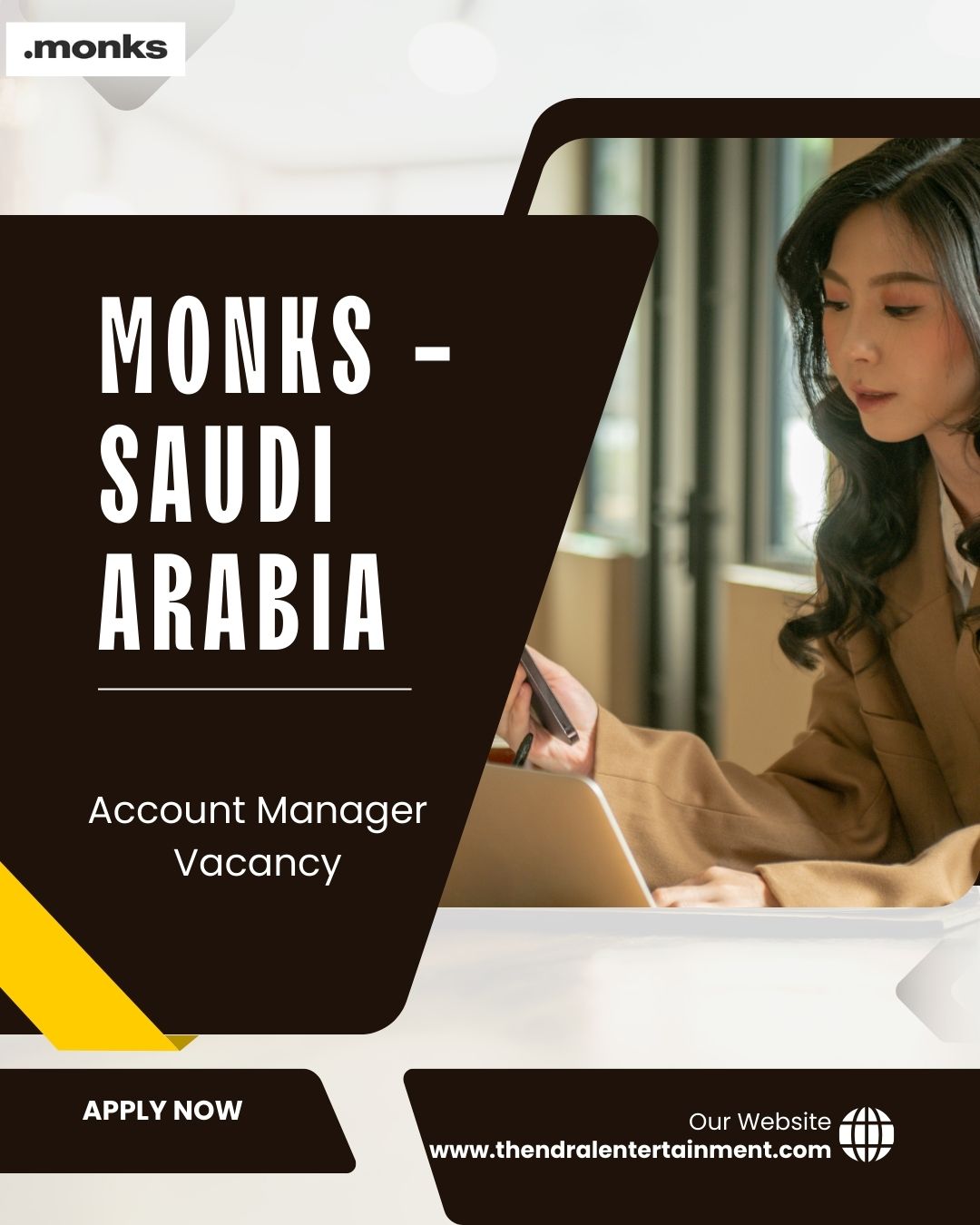 ✨ Account Manager Vacancy at Monks | Saudi Arabia 2025