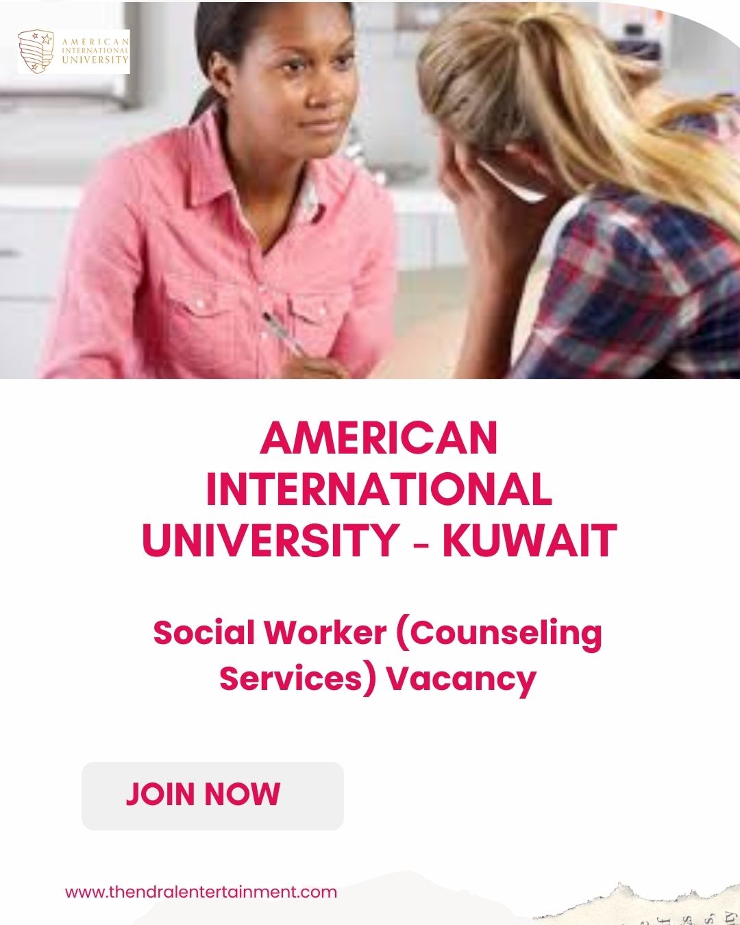 ✨ American International University – Social Worker (Counseling Services) Vacancy in Kuwait City 2025 – Apply Immediately