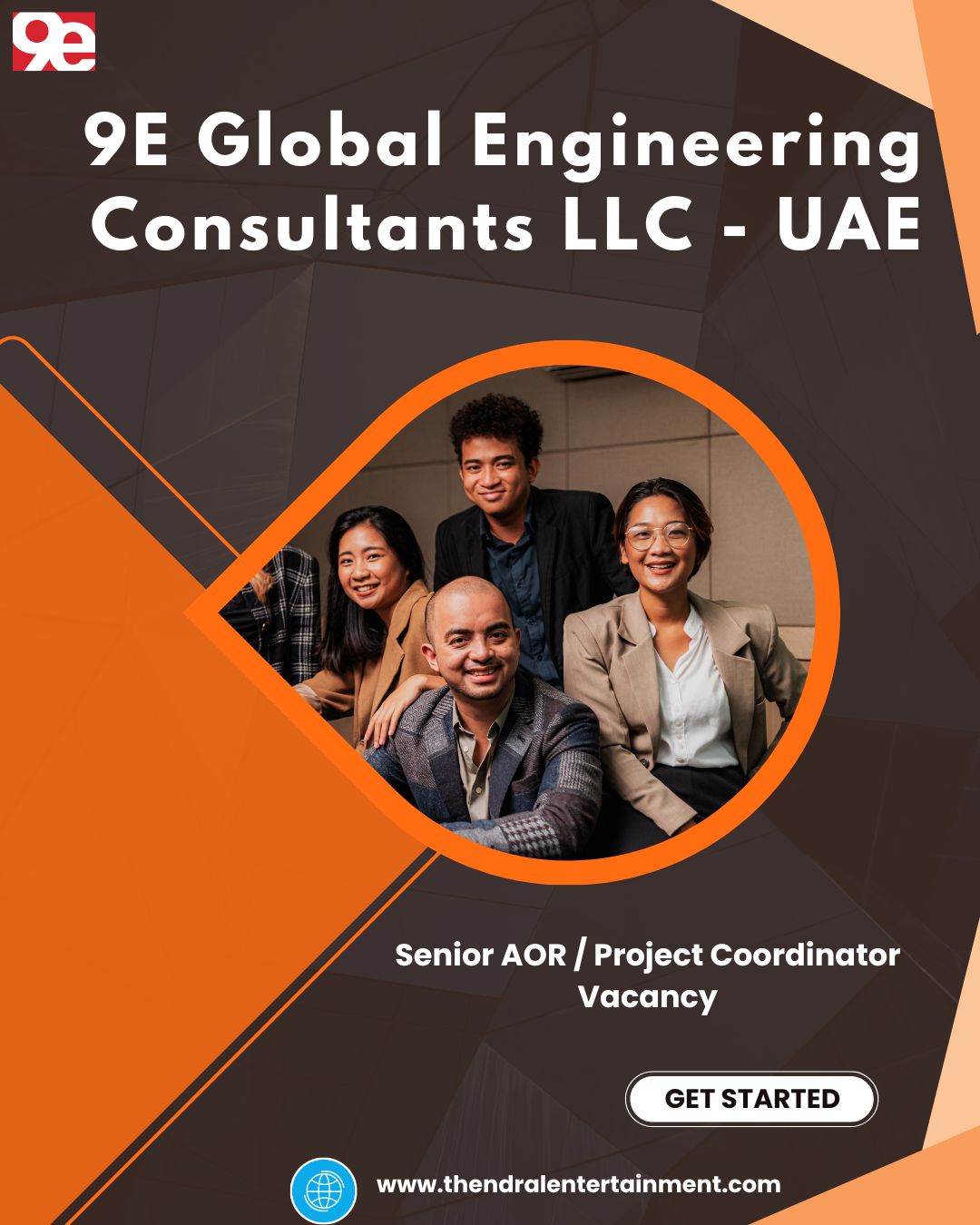 ✨ Senior AOR / Project Coordinator Vacancy at 9E Global Engineering Consultants LLC | UAE 2025