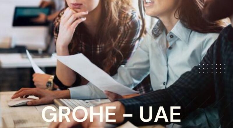 ✨ GROHE | Projects Manager Vacancy in United Arab Emirates 2026