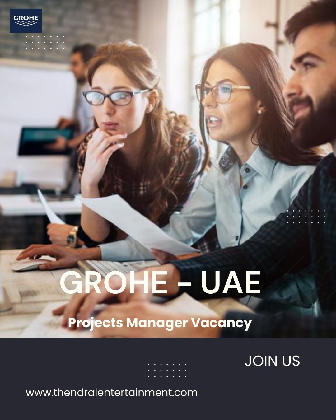 ✨ GROHE | Projects Manager Vacancy in United Arab Emirates 2026