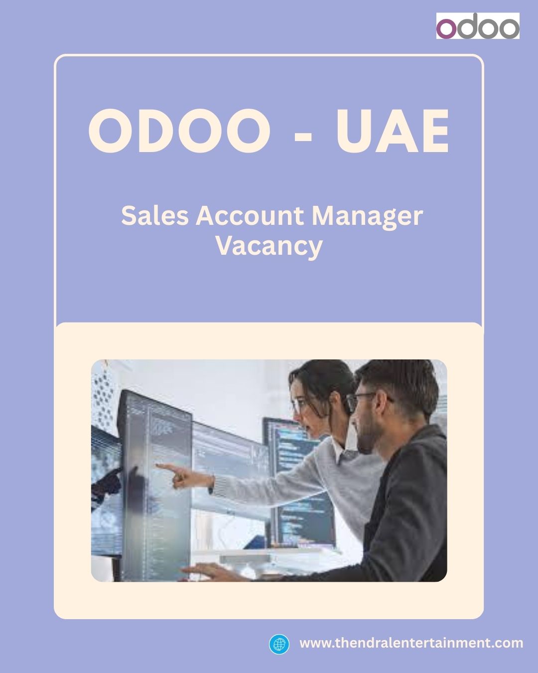 ✨ Odoo | Sales Account Manager Vacancy in UAE 2025 | Apply Immediately