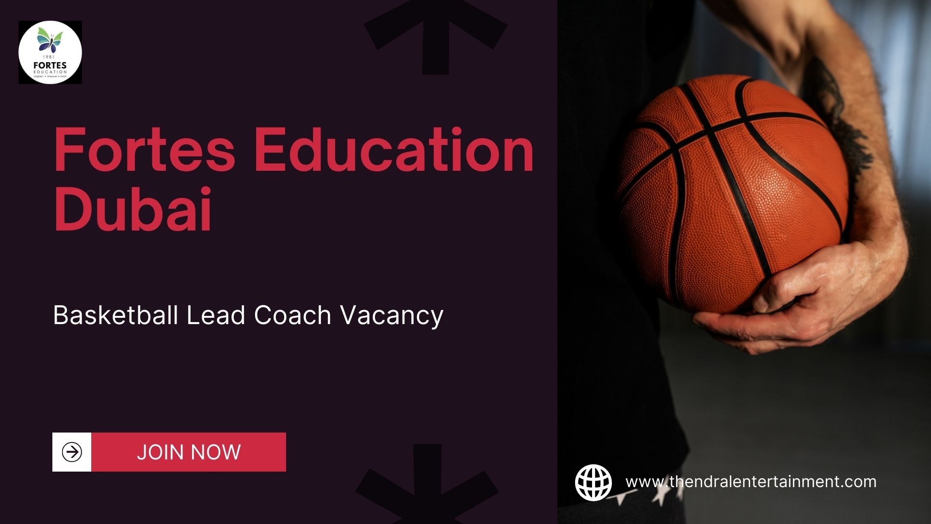 ✨ Fortes Education – Basketball Lead Coach Vacancy in Dubai 2025 – Apply Immediately