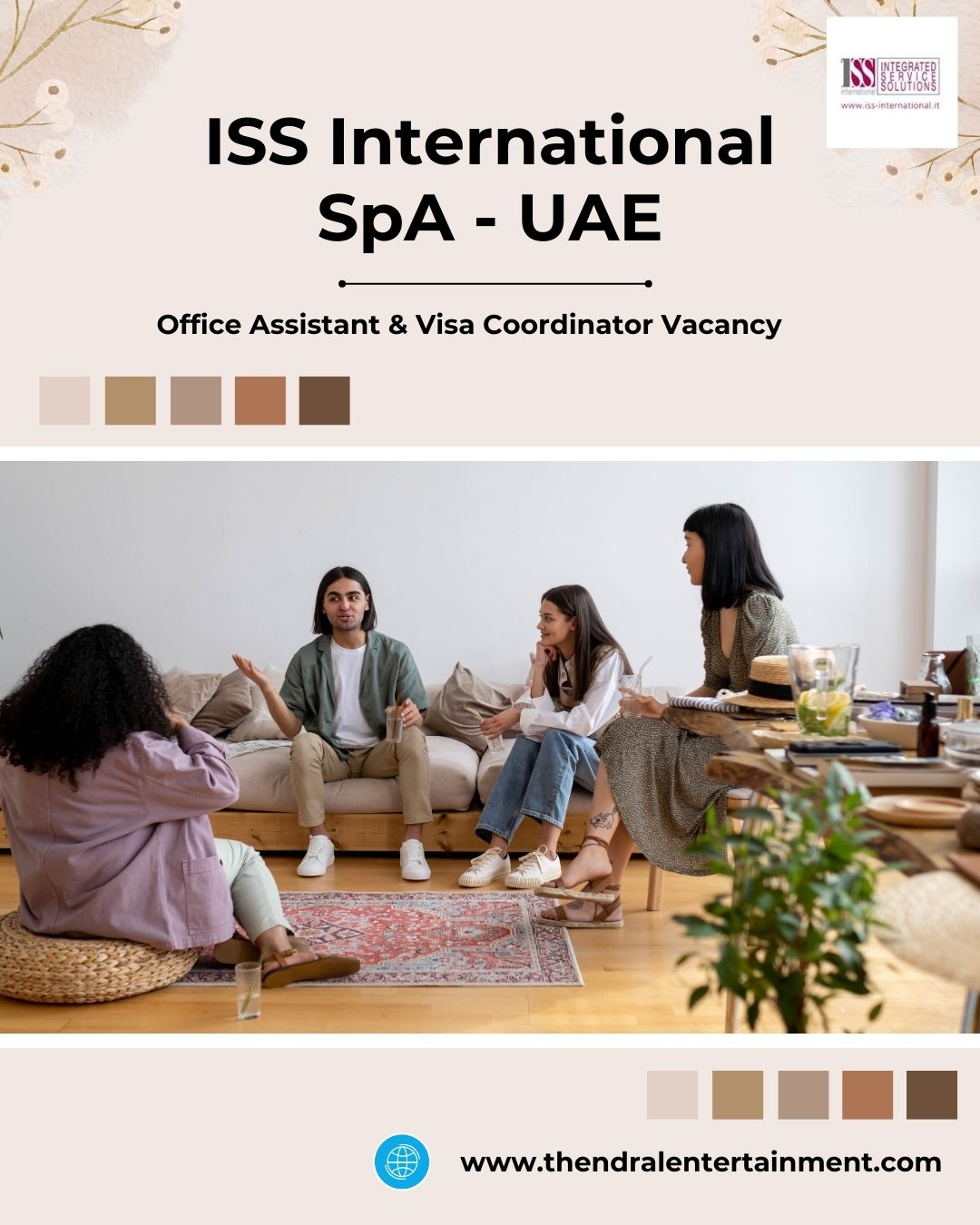 ✨ ISS International SpA | Office Assistant & Visa Coordinator Vacancy in UAE 2025
