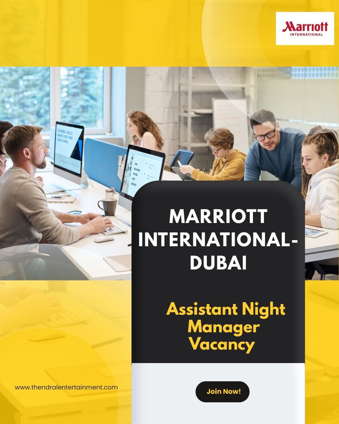 ✨ Marriott International | Assistant Night Manager Vacancy in Dubai 2025