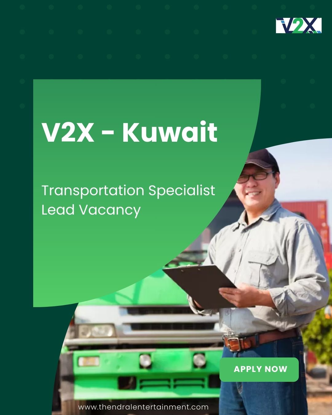 ✨ V2X | Transportation Specialist Lead Vacancy in Kuwait 2025
