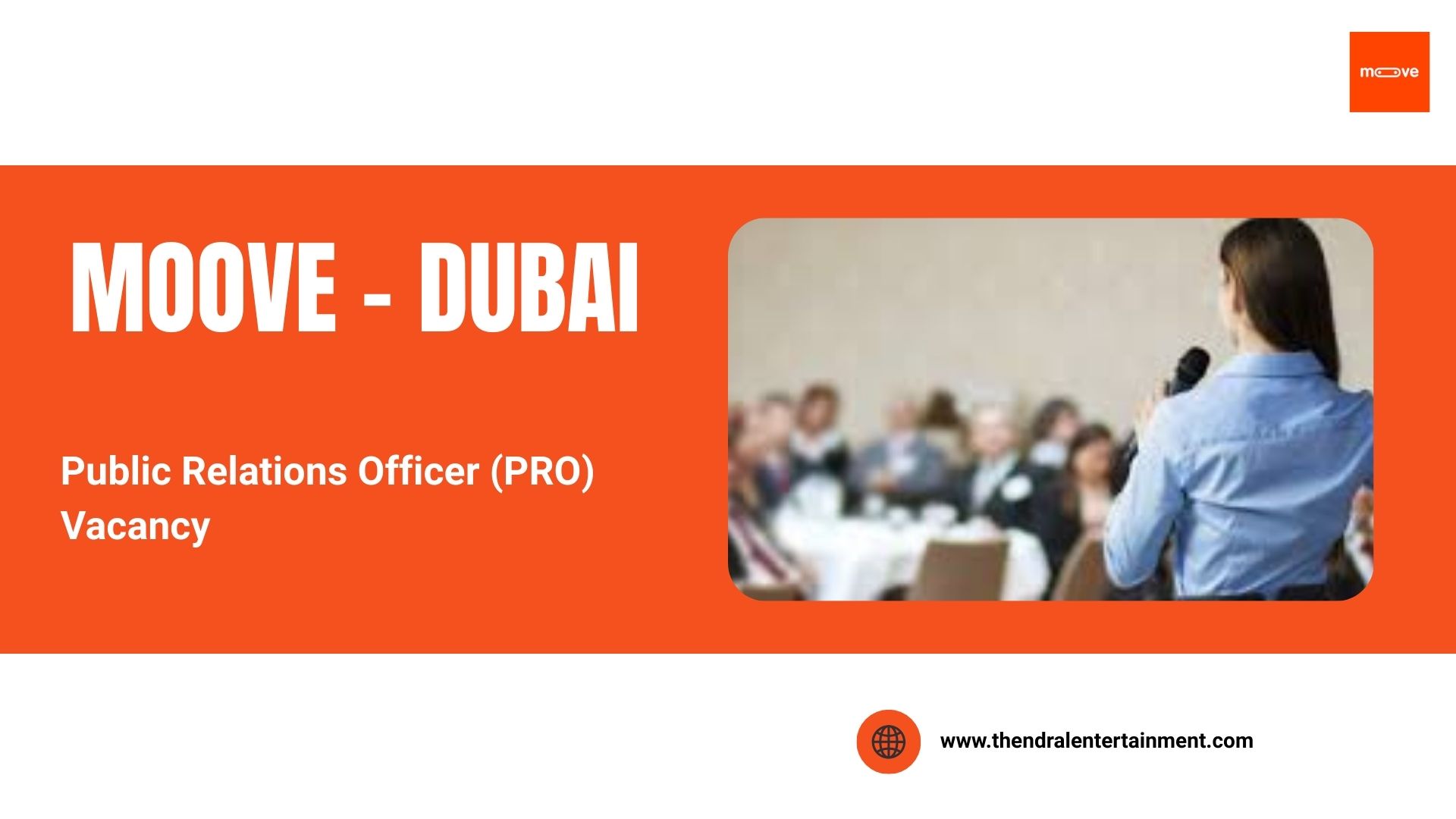 ✨ Moove | Public Relations Officer (PRO) Vacancy in Dubai 2025 – Apply Immediately