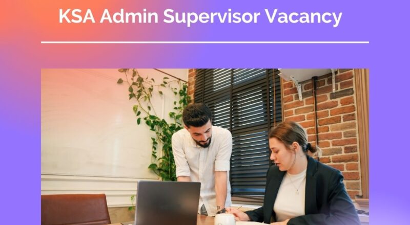 ✨ Lenovo | KSA Admin Supervisor Vacancy in Saudi Arabia 2025