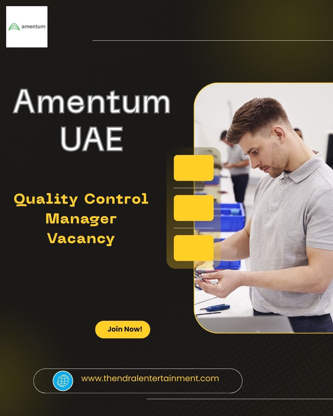 ✨ Amentum | Quality Control Manager Vacancy in UAE 2025 – Apply Now
