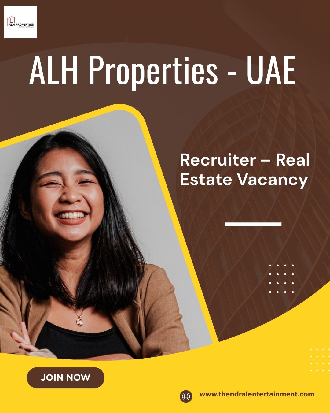 ✨ ALH Properties | Recruiter – Real Estate Vacancy in UAE 2025