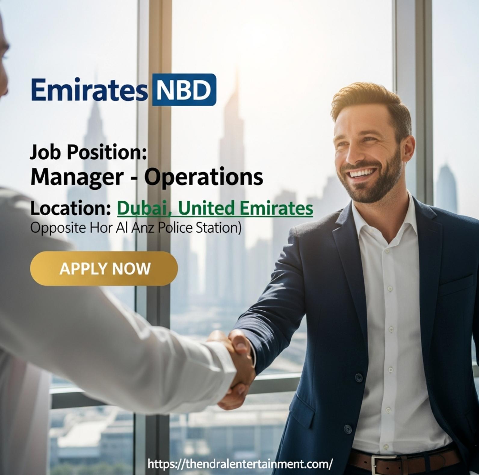 Emirates NBD jobs in Dubai – Unlock a High Growth Manager - Operations Career | Apply Before 30th Dec 2025