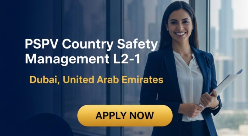 PSPV Country Safety Management Role at Sanofi - Pharmacovigilance Jobs in Dubai 2025