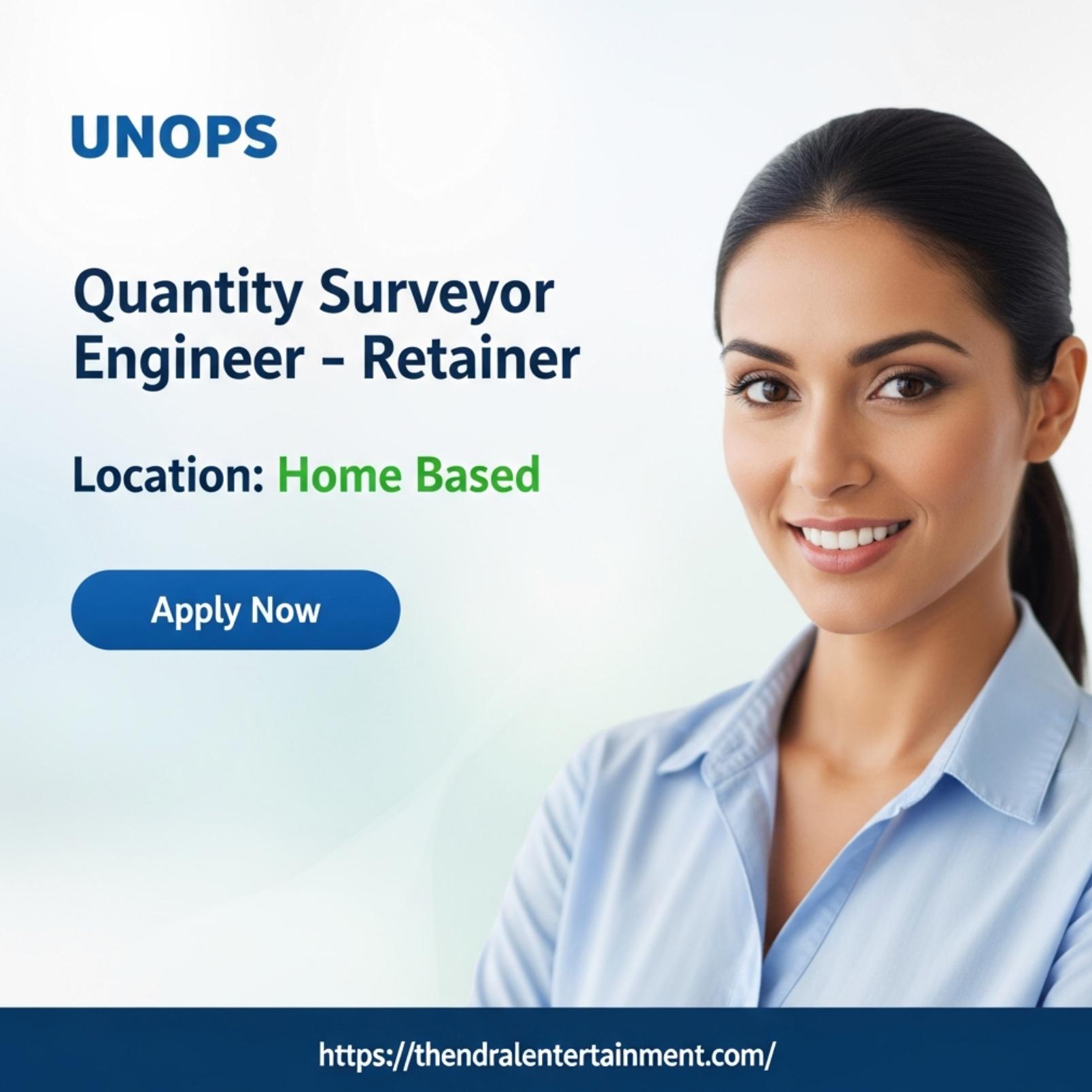 Quantity Surveyor Engineer Retainer Jobs 2025 – Exciting UNOPS Opportunity Supporting Infrastructure