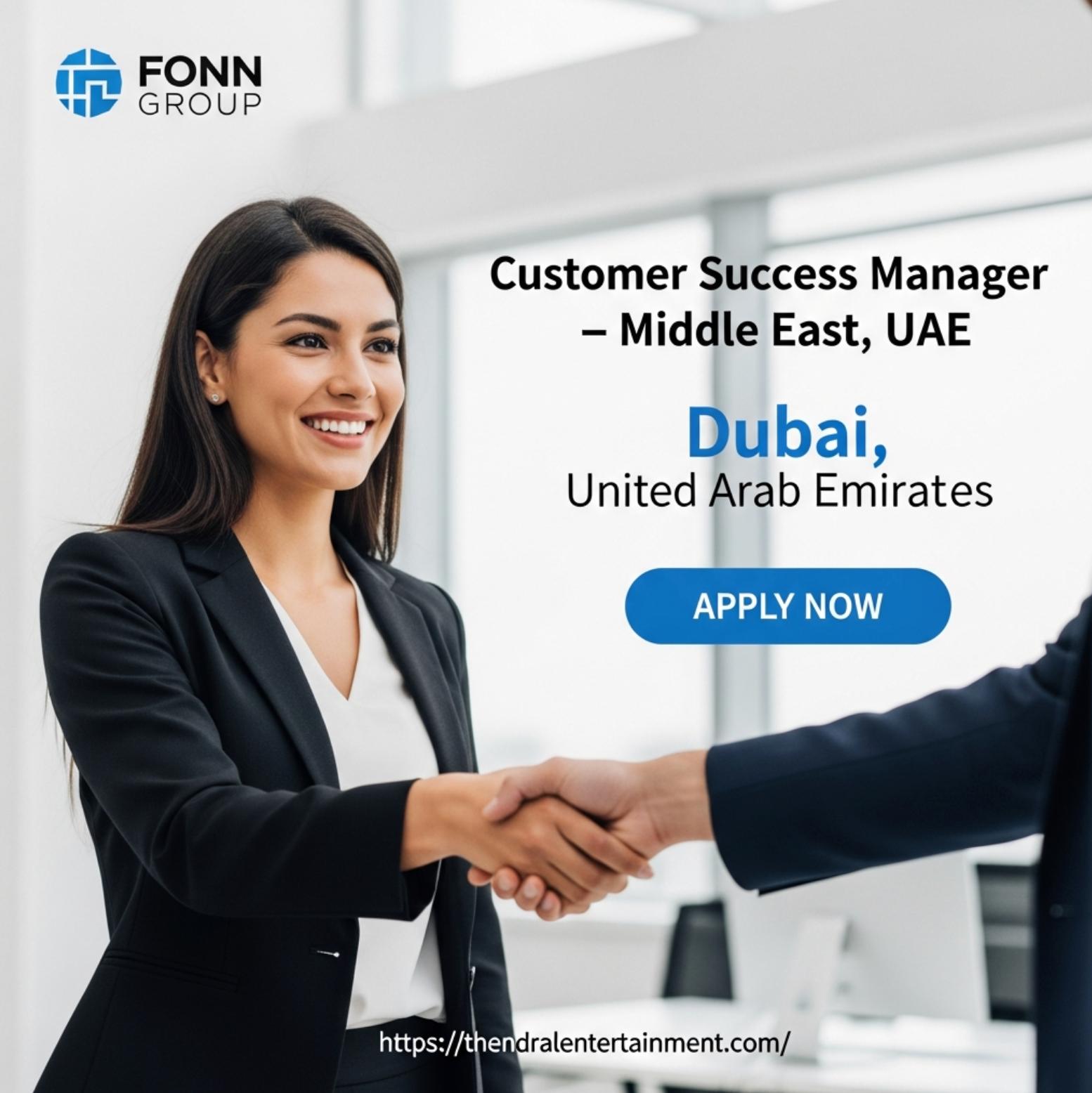 Customer Success Manager Dubai 2025 – Exciting Fonn Group Role to Lead Cloud Media Deployments