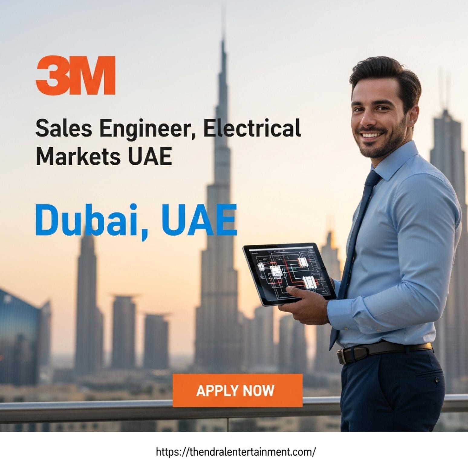 Sales Engineer Jobs in Dubai – Power a High Growth Career with 3M in Electrical Markets