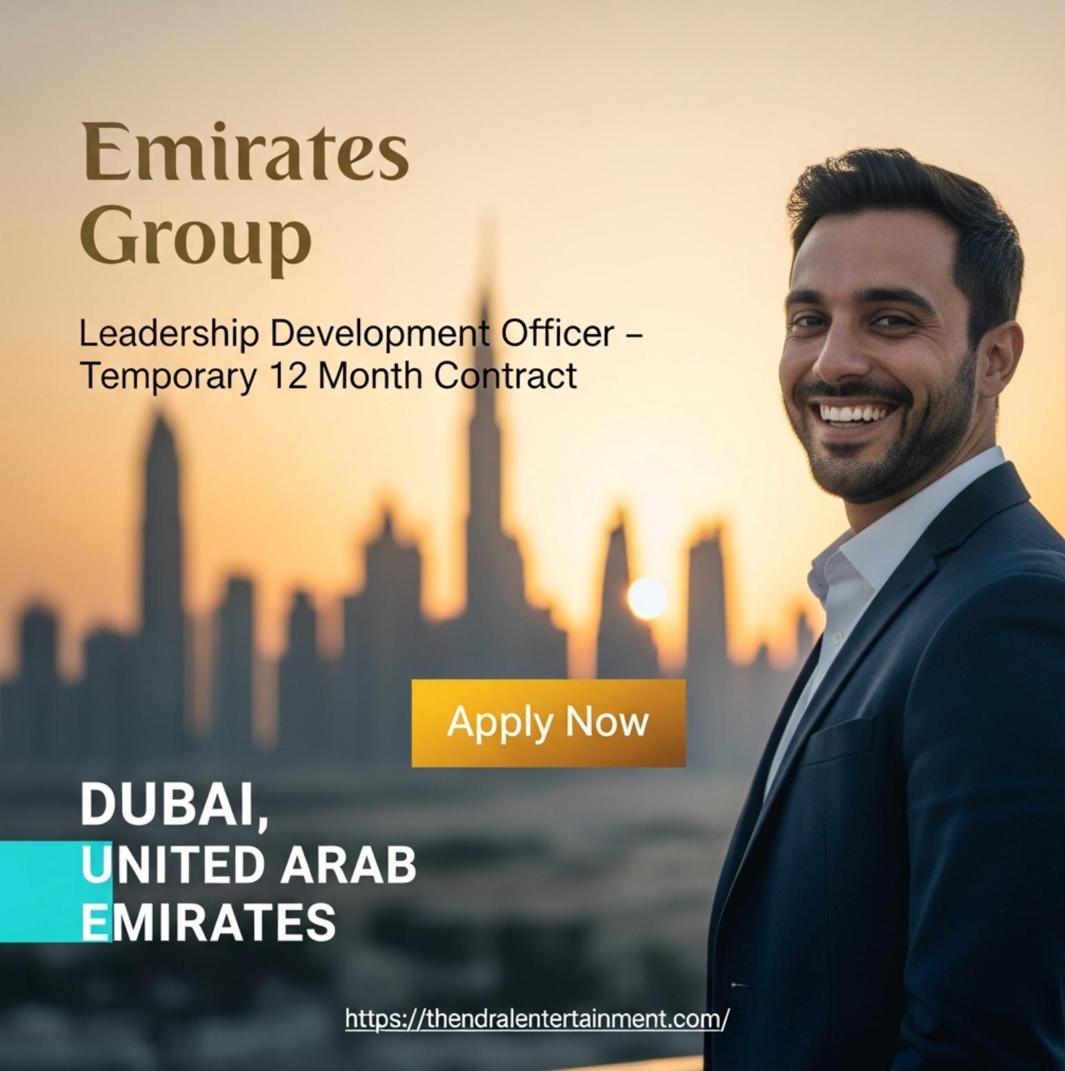 Emirates Group Careers Dubai – Exciting Leadership Development Officer Role | Apply Before 5th Jan