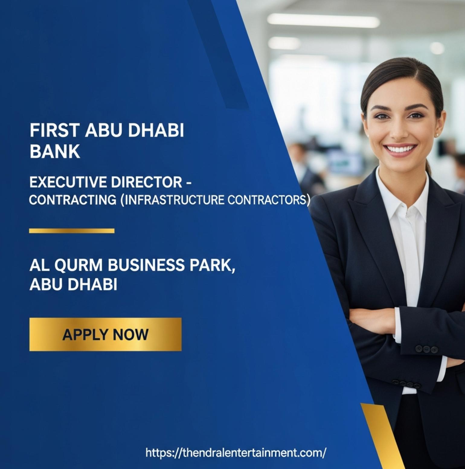 Banking jobs in Abu Dhabi 2025 – Executive Director Opportunity at First Abu Dhabi Bank (FAB)
