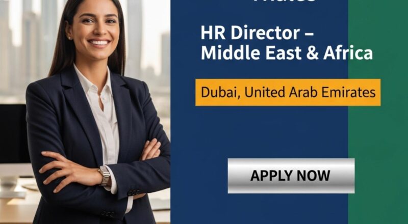 HR Director Middle East & Africa Dubai 2025 – Prestigious Thales Leadership Role