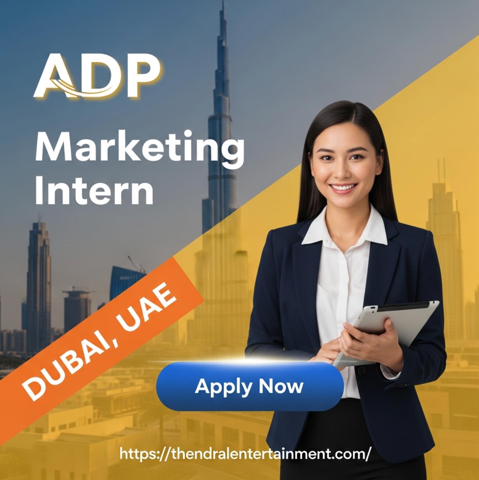 Marketing Intern Dubai 2025 – High Growth 6-Month Internship with Global Exposure